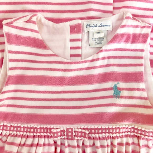 Ralph Lauren Polo dress for toddler girl - Picture 4 of 6